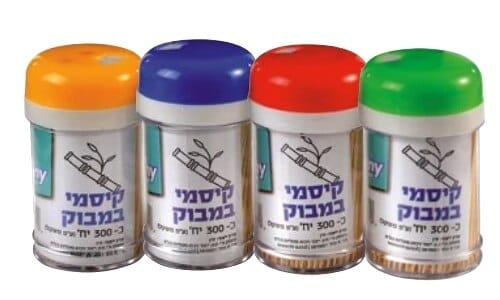 קיסמי שיניים במלחיה עגולה (300 יח') קיסמי שיניים במלחיה עגולה (300 יח')