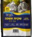 שקיות אשפה גדולות וחזקות במיוחד 75×90 ס"מ עם ידיות (אפור) - 25 יחידות