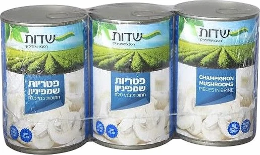 מארז שלישיית פטריות חתוכות 290 גרם שדות מארז שלישיית פטריות חתוכות 290 גרם שדות