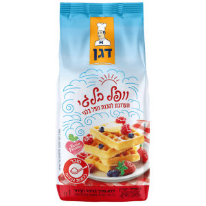 תערובת להכנת וופל בלגי דגן באריזת 1 ק״ג